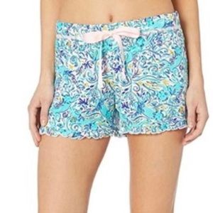 NWT Lilly Pulitzer pajama shorts- Monkey Sea